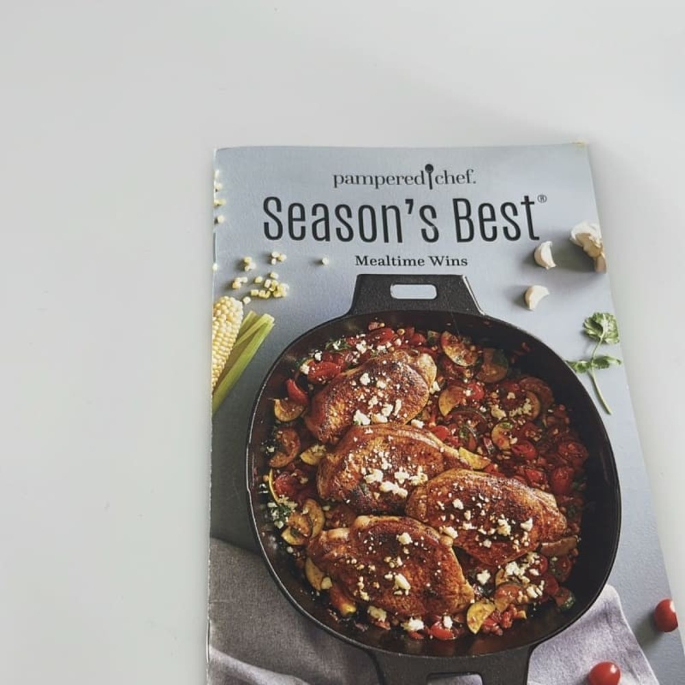 Pampered Chef Season's Best Mealtime Wins Cookbook 2020 Recipes 100213